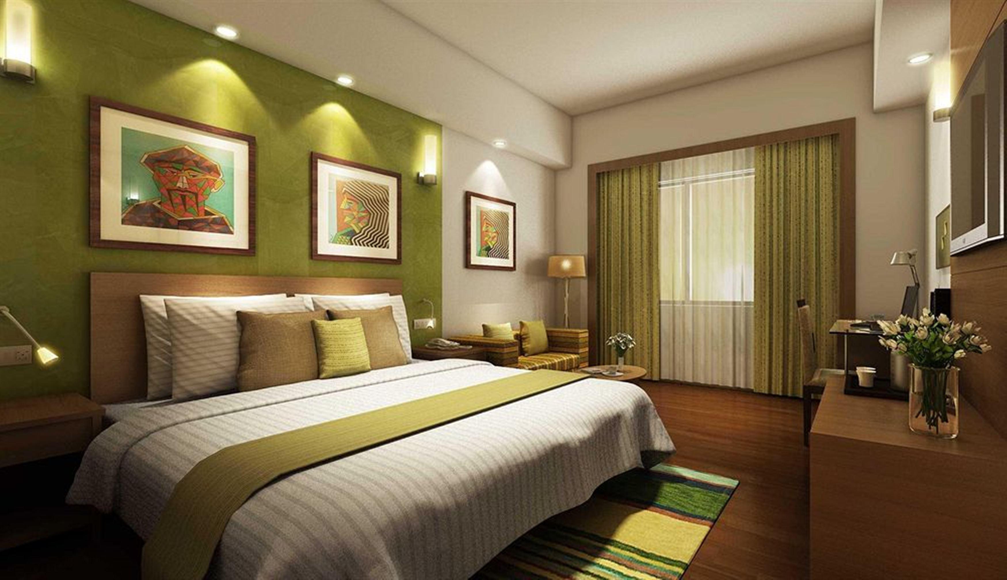 Lemon Tree Premier, Delhi Airport Hotel New Delhi Kamer foto A typical room at the hotel